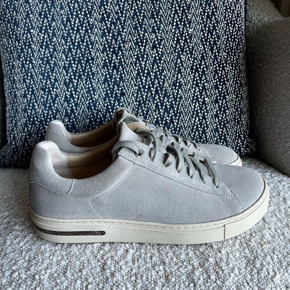 Birkenstock Gray Suede Sneakers